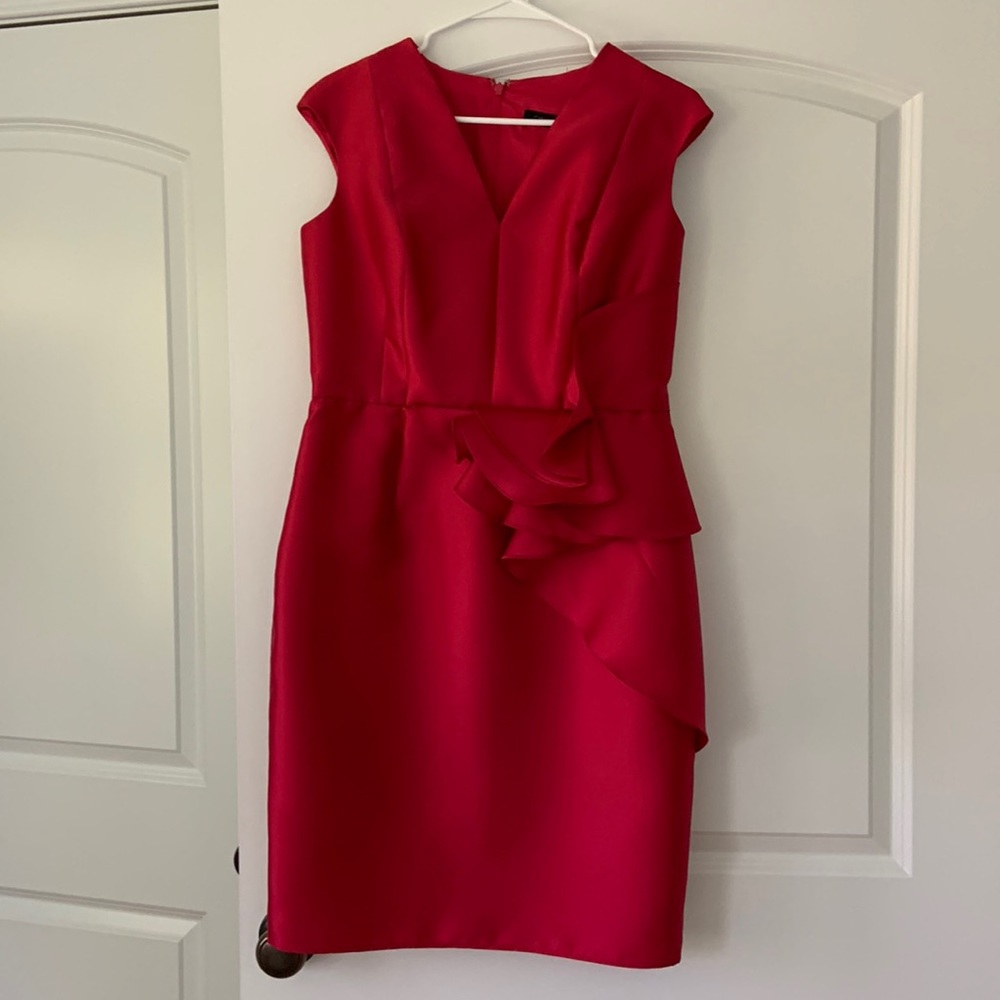 Gorgeous NWT “lipstick” color dress perfect for a wedding, reunion or shower